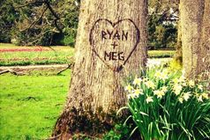 Когда я вижу имена парочек, вырезанные на деревьях, я не думаю, что это мило. Я думаю, что весьма странно, что люди берут на свидание нож.