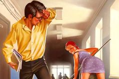 Наивные парни думают, что мы влюбляемся в глаза. ХА! Да любая девушка подтвердит, что на задницу мы смотрим!  на задницу!