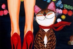 Настроение, как у кошки: то ли ласки хочется, то ли покусать кого-нибудь, то ли нашкодничать!