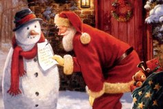 Как же я завидую Деду Морозу. Знаешь, почему он такой веселый и всегда с красными щеками? Дедушка знает, где  живут плохие мальчики, и он обязан их наказывать...