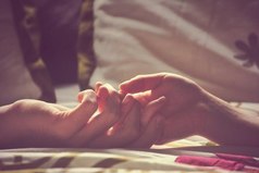 До встречи с ним я была совсем другая. Я по другому, улыбалась, одевалась. Просто однажды ты встретишь своего человека и в его руках расцветёшь. Любовь - это не когда сжимаешь кулаки, а когда вместе руки.