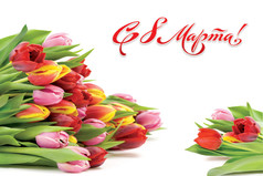 Дорогие девочки, девушки, женщины, мамы, бабушки, тещи! Мы вас любим и поздравляем!