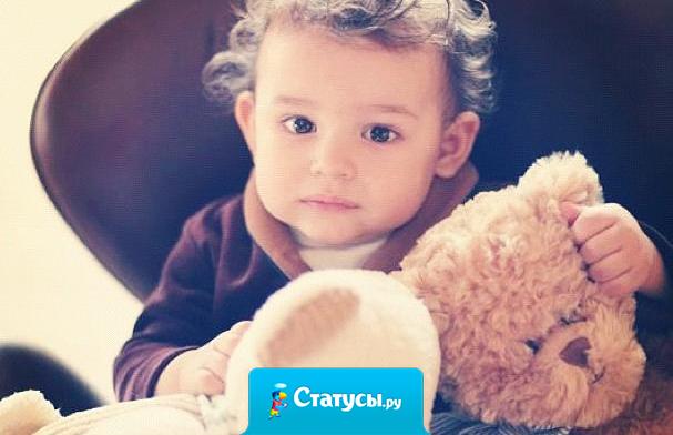 Когда-нибудь у меня будет такой сын, по которому будут тащиться все девчонки.