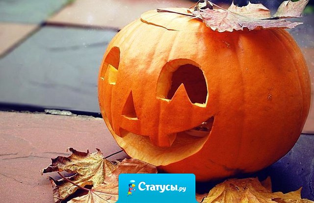 Хеллоуин по русски - в тыкву дадут, да еще свечку вставят! 