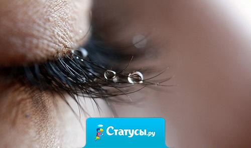 Если бы ты знал, сколько я из-за тебя плакала, ты бы сам себе рожу набил, отвечаю.