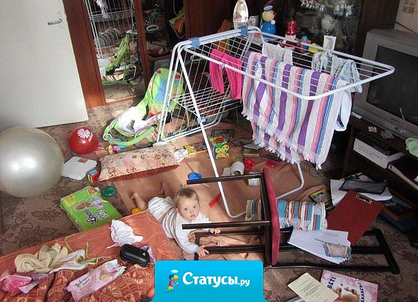 Если вы без предупреждения заходите в дом, где живут дети, и там чисто, значит в этой семье что-то не так!