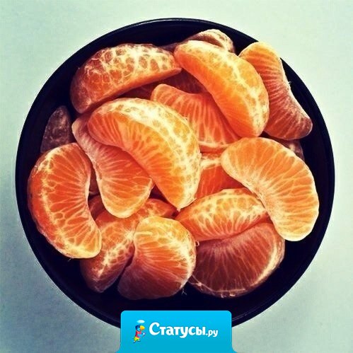 Мне нужен человек, который просто будет приносить мне мандаринки, никаких обязательств, только мандарины.