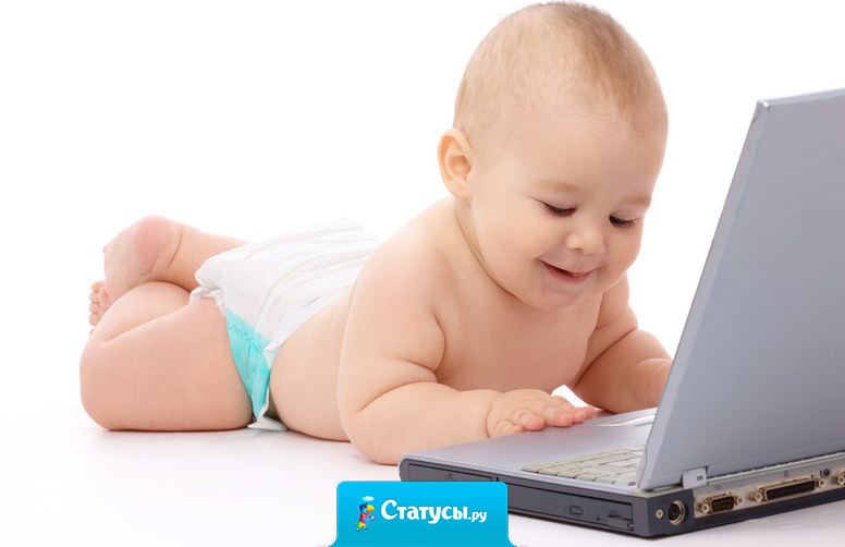 Недавно родители принесли домой откуда-то братишку. Он еще так мал, но уже заглядывается на мой компьютер.